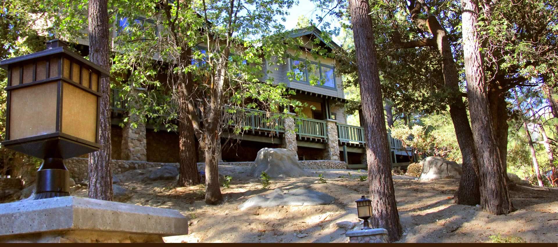 Front view of The Grand Idyllwild Lodge