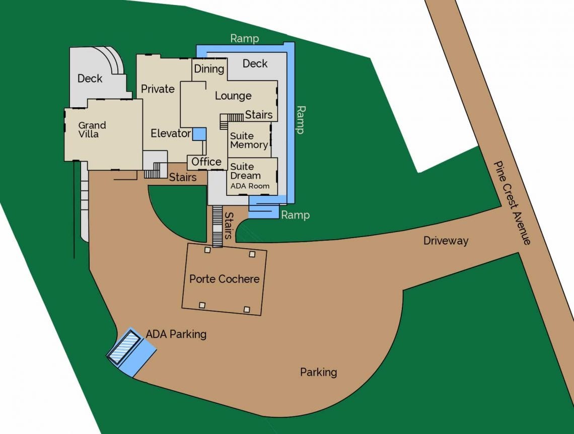 Property Map Grand Idyllwild Lodge